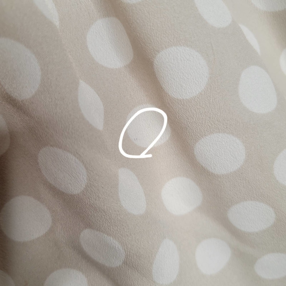 Express Cream Polka Dot Mini Dress - Picture 10 of 14